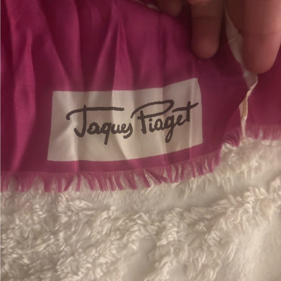 Piaget Pink and White Scarf - Picture 2 of 3